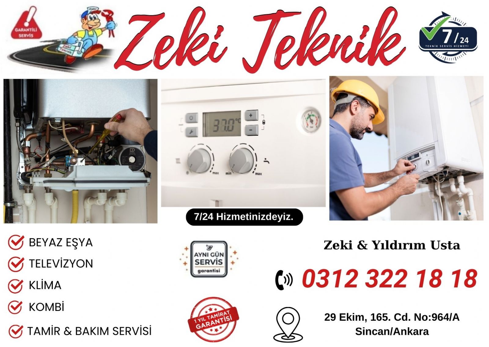 Yenikent Demirdöküm Servisi